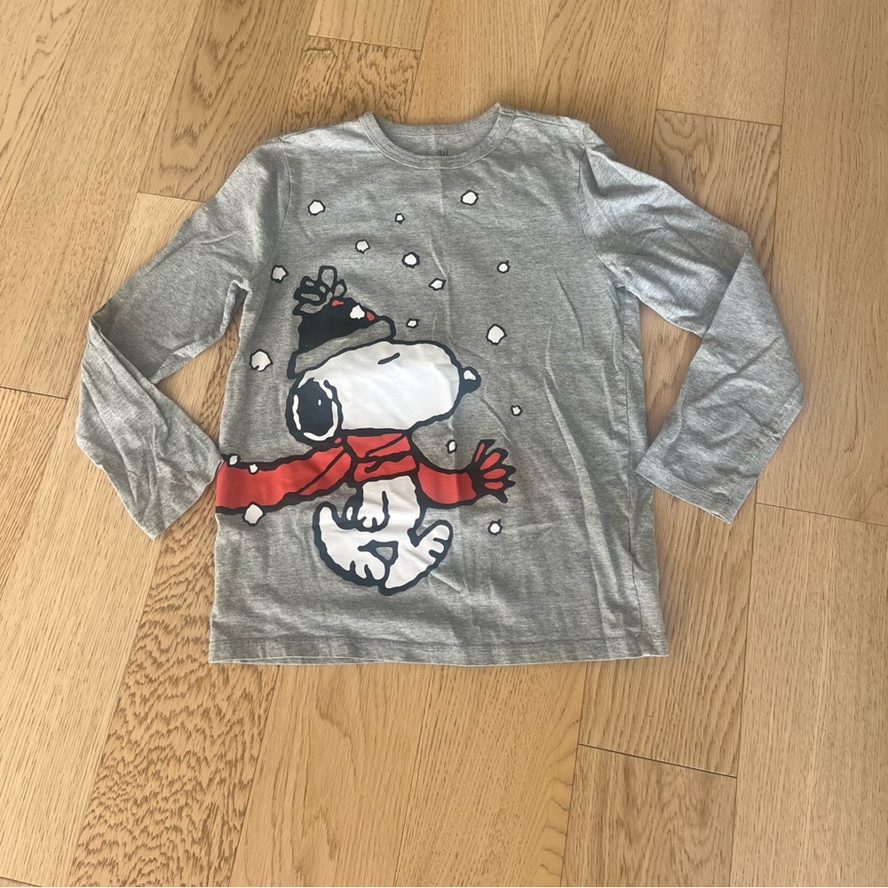 Kids grey  long sleeve shirt size L,